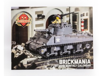 Brickmania 2018 Monthly Calendar
