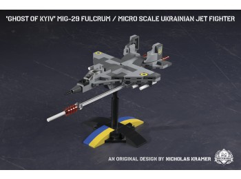 'Ghost of Kyiv' MiG-29 Fulcrum – Micro Scale Ukrainian Jet Fighter