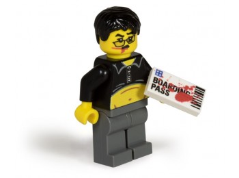 Frequent Flyer Minifigure - Re-Accommodated Edition