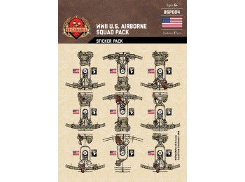 WWII US Airborne Squad Sticker Pack