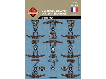 WWI French Infantry (Late War) Squad Sticker Pack