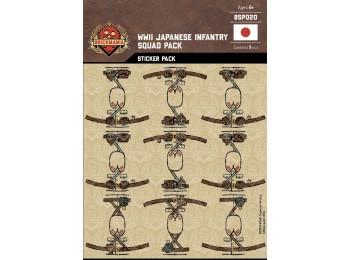 WWII Japanese Infantry Squad Sticker Pack