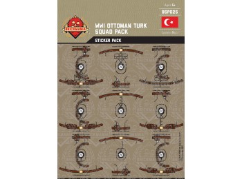 WWI Ottoman Turk Squad Sticker Pack