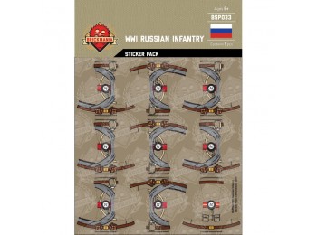 WWI Russian Infantry Sticker Pack