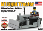 M1 Light Tractor: US Navy Seabees Bulldozer