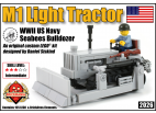 M1 Light Tractor: US Navy Seabees Bulldozer (with Printed Seabees Tile)