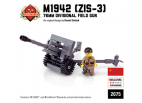 M1942 (ZIS-3) 76mm Divisional Field Gun with Russian Soldier